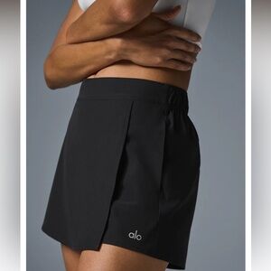 ALO Yoga Black Clubhouse Skort